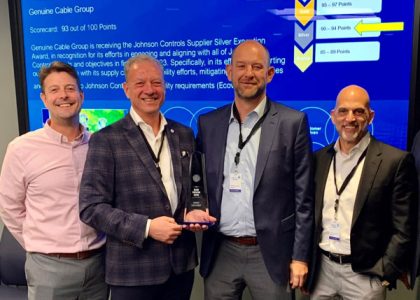 Men Receive Johnson Controls Silver Service Award